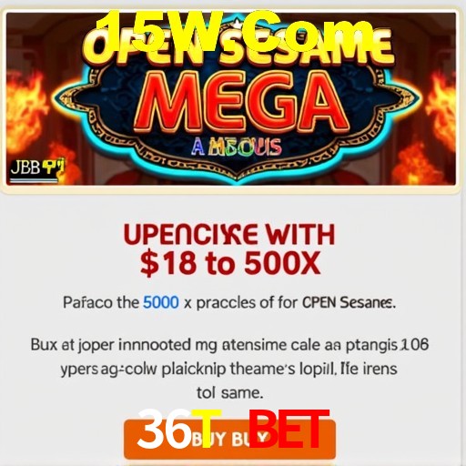 Interface do App 36T Bet